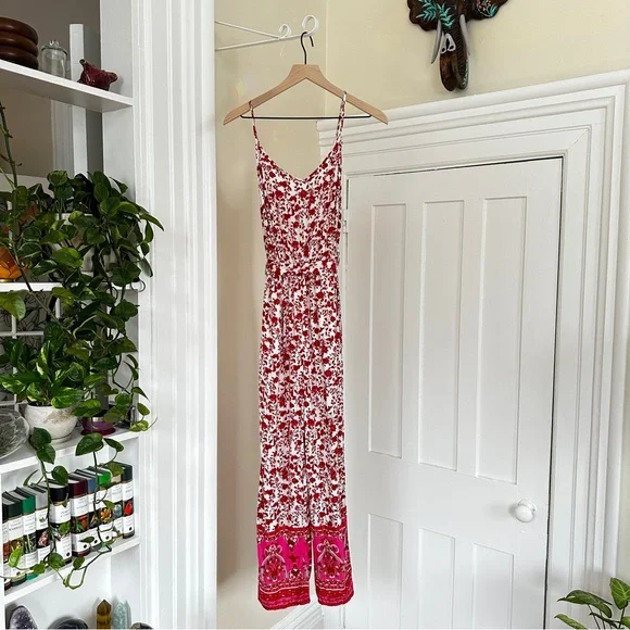 HYFVE Floral Wide Leg Jumpsuit - Picture 1 of 6